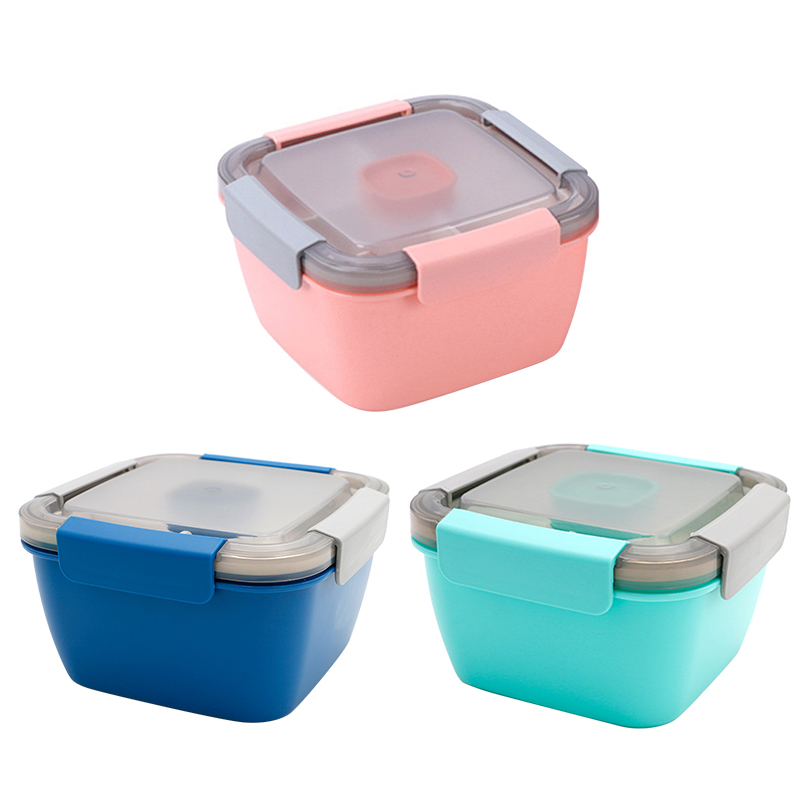 Heated Lunch Box For Kids School With CompartmentsTableware Kitchen Food Container Microwaveable Bento Box Japanese Style: Default Title