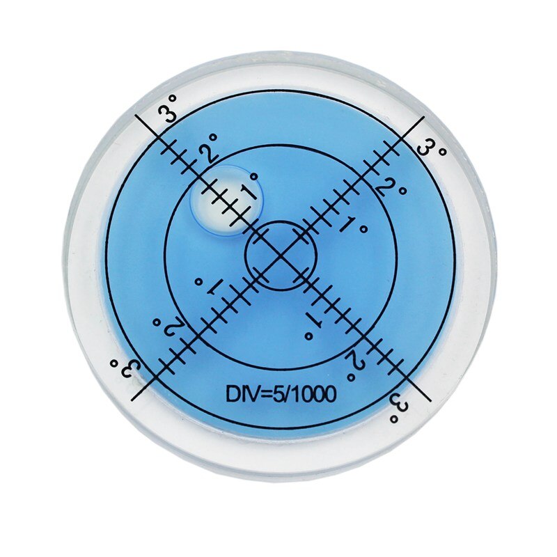 QASE Luminous Bubble Level Round Spirit Level Measuring Instrument Night Vision All-glass High Temperature Resistance