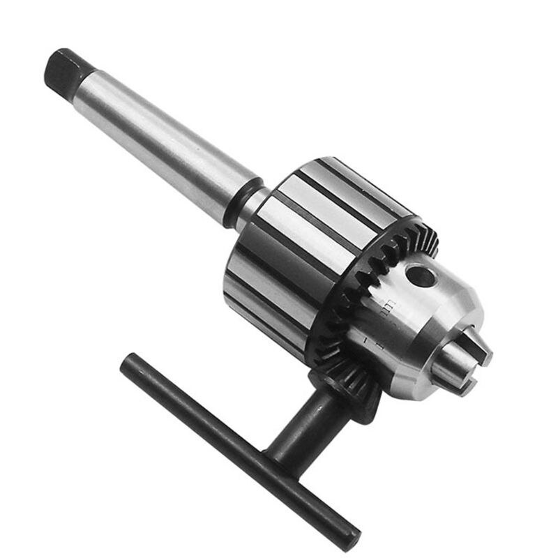 1-13mm 1/2" Mini Lathe Bench Drill Chuck B16 Heavy Duty Key Drill Chuck MT2 Shaft for Drill Presses Lathes Spindle