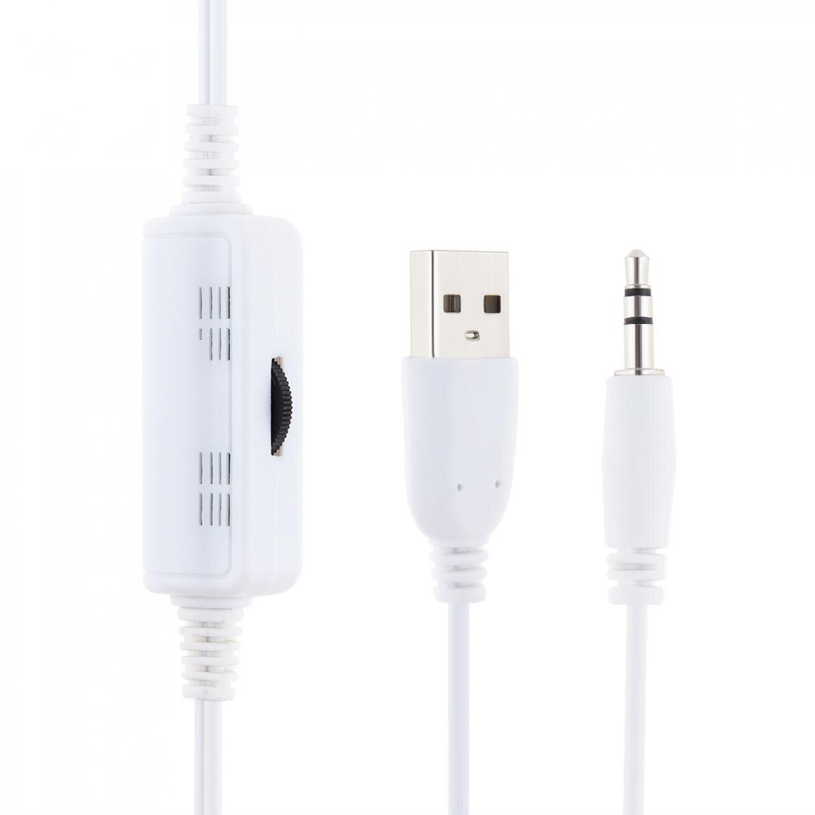 A1 5W Mini Portable USB 2.0 Subwoofer Computer Speakers with 3.5mm Stereo Jack Support Volume Control for PC Laptop Smartphone