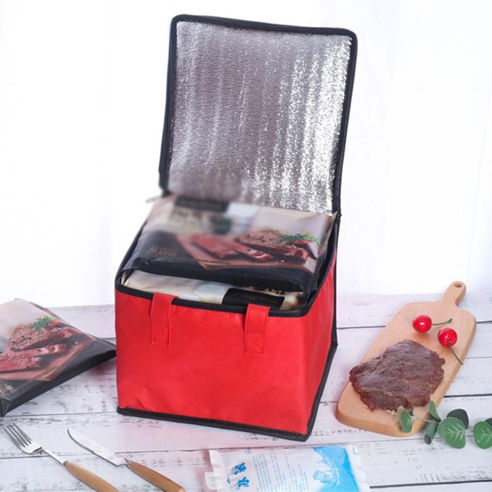 Insulated Bag Waterproof Cooler Bag Insulation Folding Picnic Portable Ice Pack Food Thermal Bag Food Bag Pizza Bag