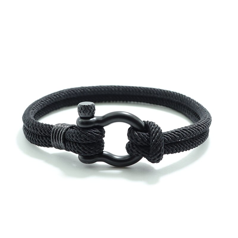 Nueva Pulsera para hombre, pulsera de cuerda de la suerte de 4mm para hombre, para novio, Brazalete de supervivencia al aire libre, Pulseira Masculina, Pulsera de cadena de cordón: Color amarillo dorado claro