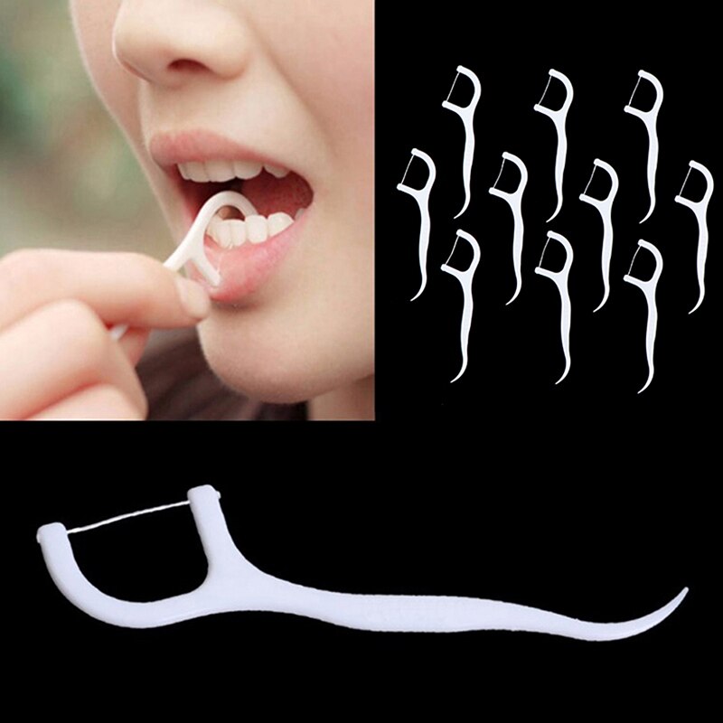 100 Stuks Dental Bleken Picks Tanden Tandenstokers Stick Tand Schoon Oral Care