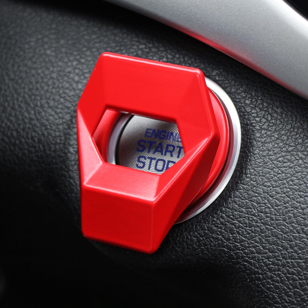 Car Ignition Switch Engine Start Stop Button cover for Ford Fiesta EcoSport Mustang Mondeo mk5 Transit Ranger Fiesta
