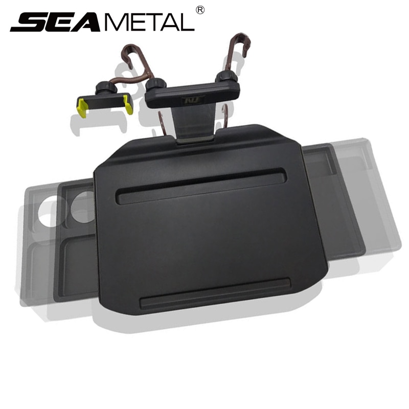 Stolik samochodowy robić fotela wewnętrzego z powrotem chowany składany taca robić napojów spożywczych wsparcie laptop Ipad uchwyt na telefon podróż składany stół towarów