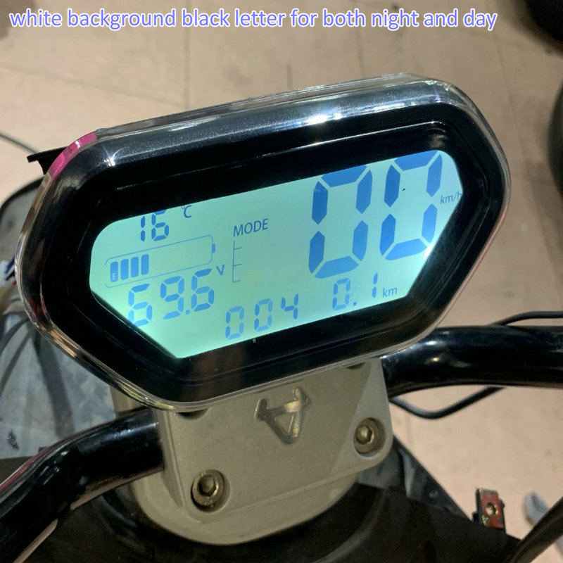 speedometer LCD DISPLAY 48v60v72v84v96v120v144v light/battery level indicator for Electric scooter gauge bike tricycle dashboard