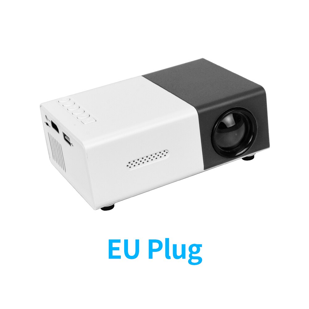 Salange YG300 Pro Mini LED Projector, YG300 projector: Black EU