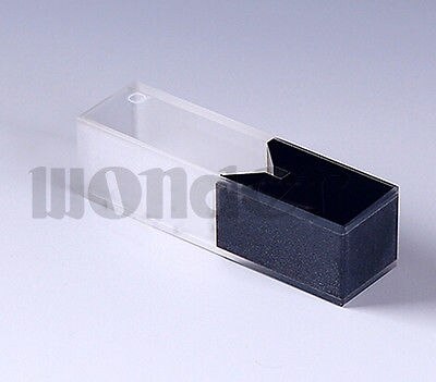 50ul 10mm Path Length Sub-Micro Quartz Cell With Black Walls And Lid