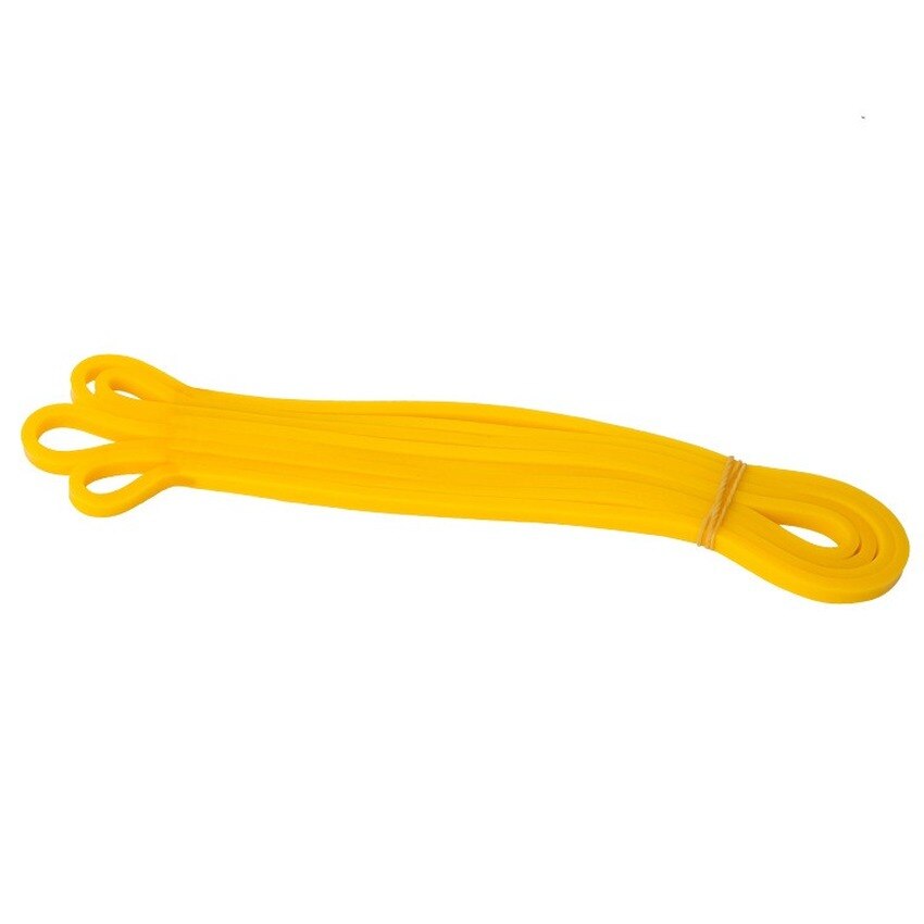 Krachttraining yoga spanband sport fitnessapparatuur revalidatietraining weerstandsband platte rubberen band: Goud