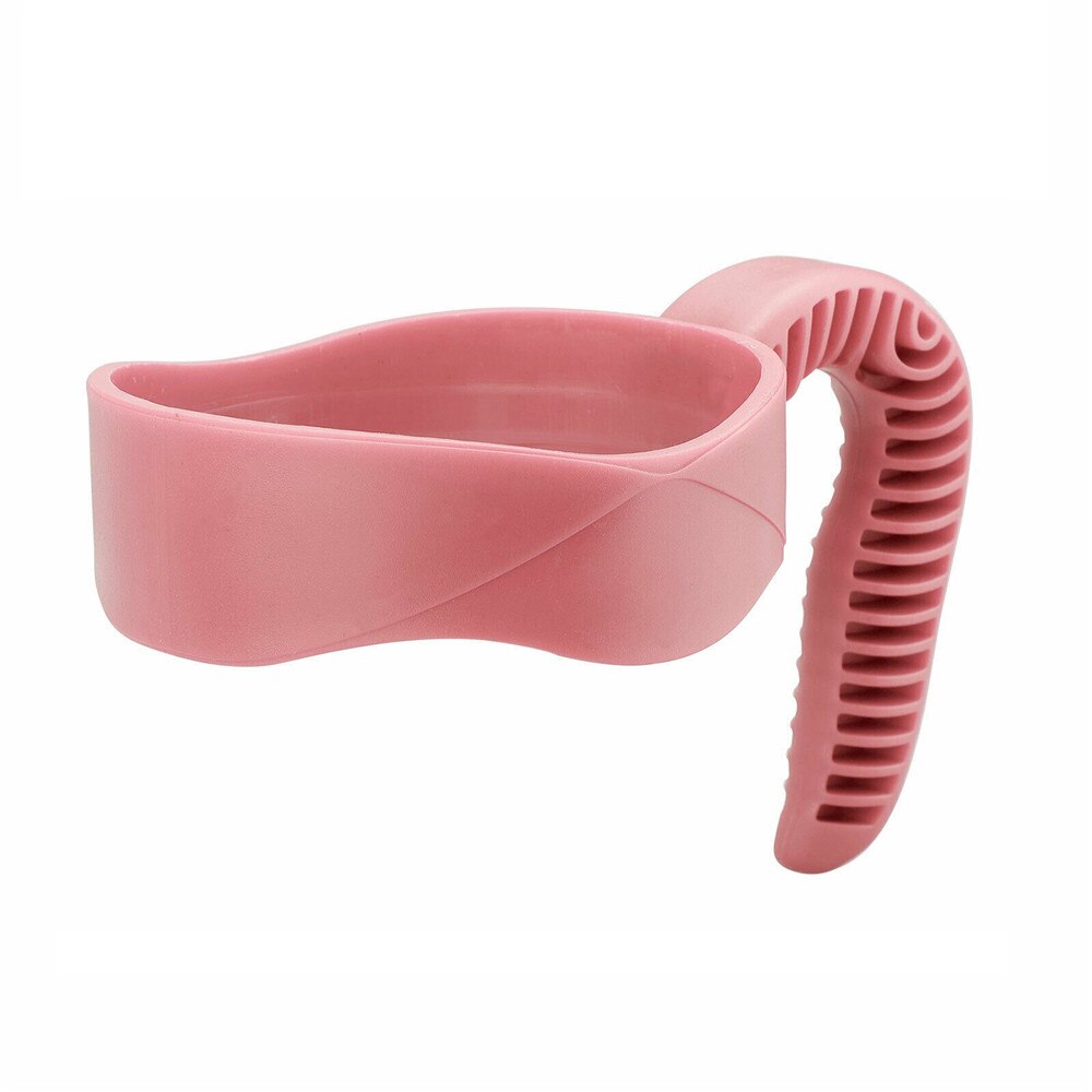 Poignée de gobelet 30 oz pour les rambeurs Yeti, porte-gobelet à poignée Yeti, poignée de tasse de voyage antidérapante sans BPA: Pink