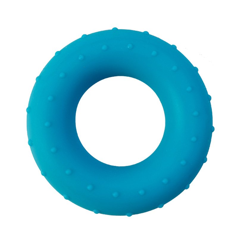 Sílica Gel Hand Grip Ring para Homens e Mulheres, Ginásio Fitness, Dedo, Pesado Exerciser Ball, Recuperação Muscular, Grip Trainer: Preto