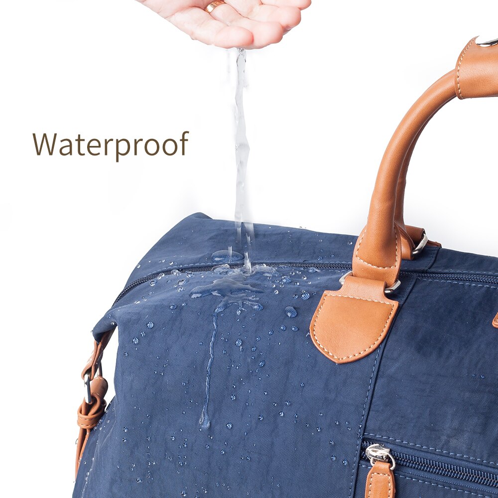 Mealivos Leinwand Wasserdichte Reisetasche Duffel schulter handtasche Wochenende Tasche mit Schuh Fach