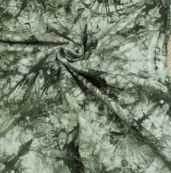 cotton linen tie dye tissue coat fabric women coat dress material: 8 / 50cm X 70cm