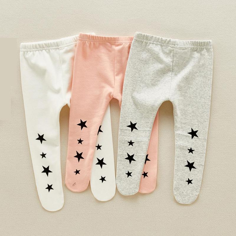 Panty Voor Meisjes Geometry Print Baby Peuter Panty Herfst Kid Kousen Katoenen Baby Panty Strakke 0-24M