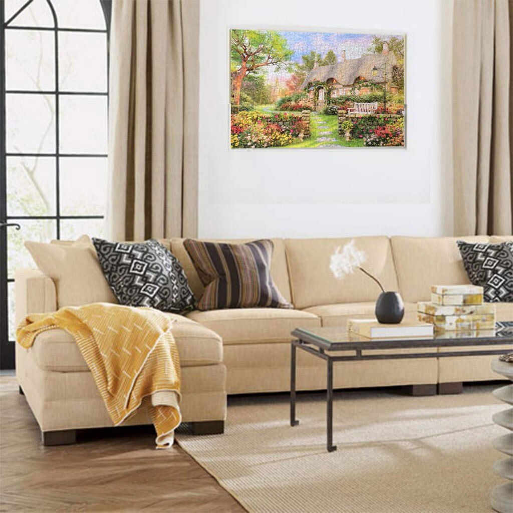 Puzzle da 1000 pezzi con gufo notturno per adulti Giochi di decorazioni per la casa Divertimento per la famiglia Puzzle da pavimento Giocattoli educativi per bambini  26
