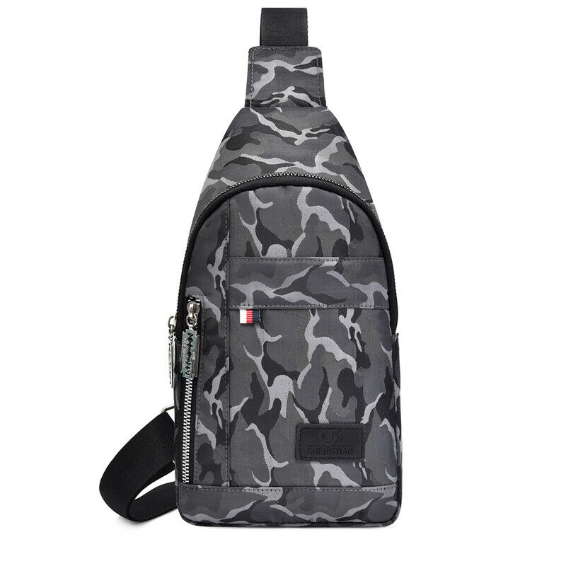Anti-diefstal schoudertas voor heren, canvas messenger, casual schoudertas, crossbody, outdoor reistassen: Donkergrijs