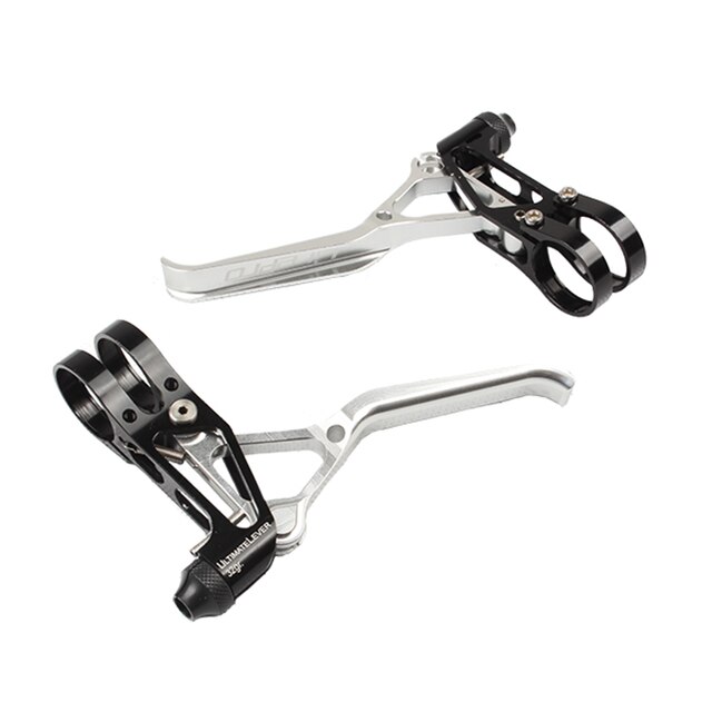 Litepro 14/16/20 Inch BMX bicicletta ultraleggera CNC 64g leva freno bici pieghevole per leve freno Brompton V: silver