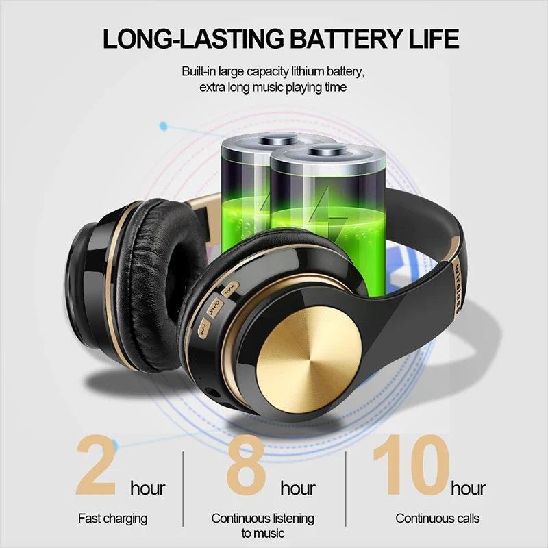 T5 słuchawki Bluetooth nauszne bezprzewodowe słuchawki douszne z mikrofonem zestaw słuchawkowy dla graczy składany Auriculare Fone dla Huawei iPhone