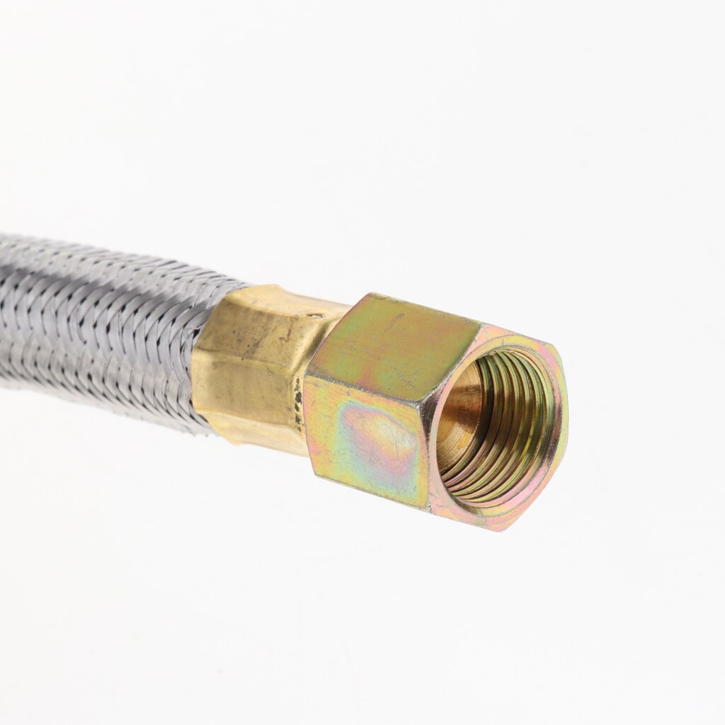 3/8 Inch Flare Stainless Steel Braided Gas Connect... Grandado