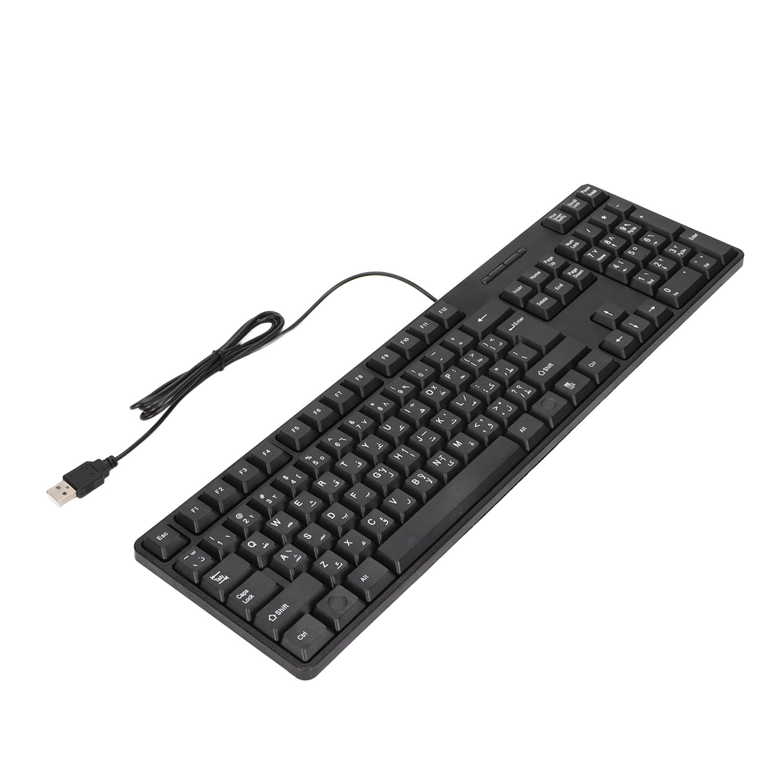 104 Tasten arabische Tastatur USB kabel gebundene Büro computer Tastatur Plug & Play für Heim-PC-Laptops Desktop-Computer