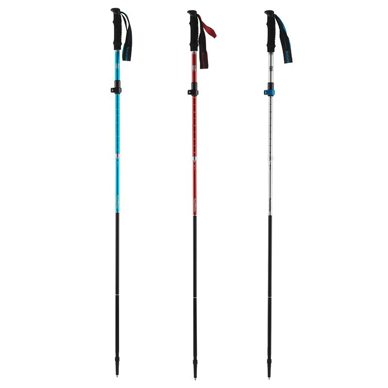 Naturehike 2 Stuks Aluminium Trekking Poles Ultralight Verstelbare Wandelstokken Nh 1 Paar Canes