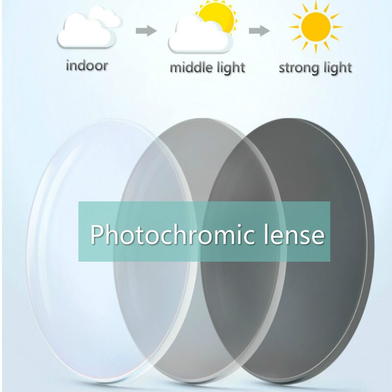 Intelligente fotochromatische lenzen computerbrillen zonnebrillen lenzen bijziendheid op sterkte lenzen gafas