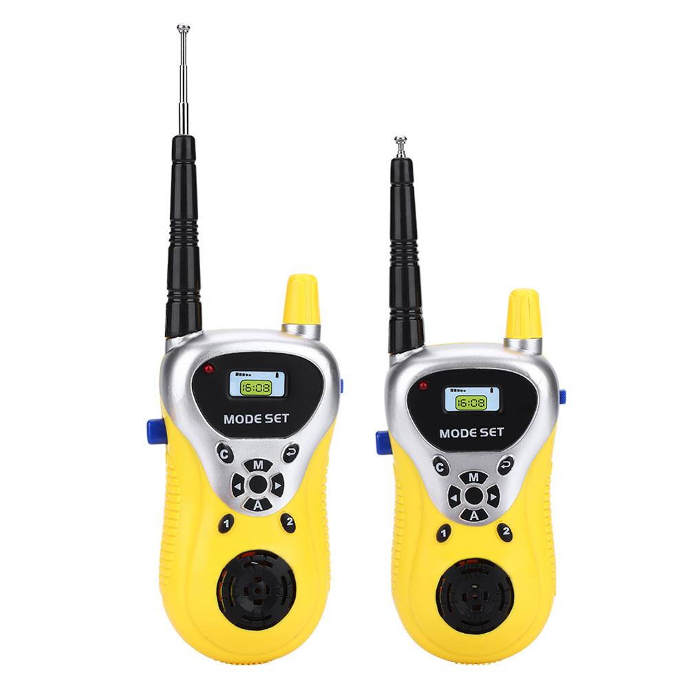 2 uds Mini walkie talkie de juguete inalámbrico para bebé niños Eletric inalámbrico Walky Talky simulan jugar juguete niños juguetes Educatianal