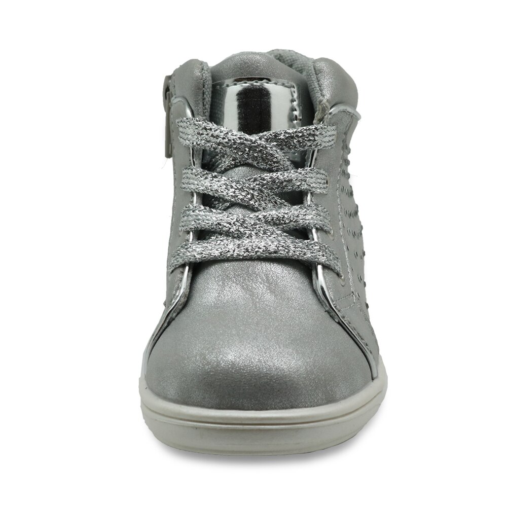 Chaussures pour enfants apakowa en cuir synthétique, bottines plates pour filles, printemps-automne, avec cristaux, 21-26 euros