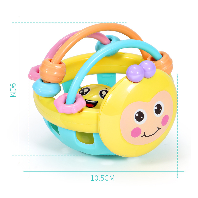 Baby Siliconen Kinderziektes Speelgoed Hand Knijpen Zachte Rubber Perceptie Bee Bijtring Bal Bijtringen Baby & Peuter Speelgoed