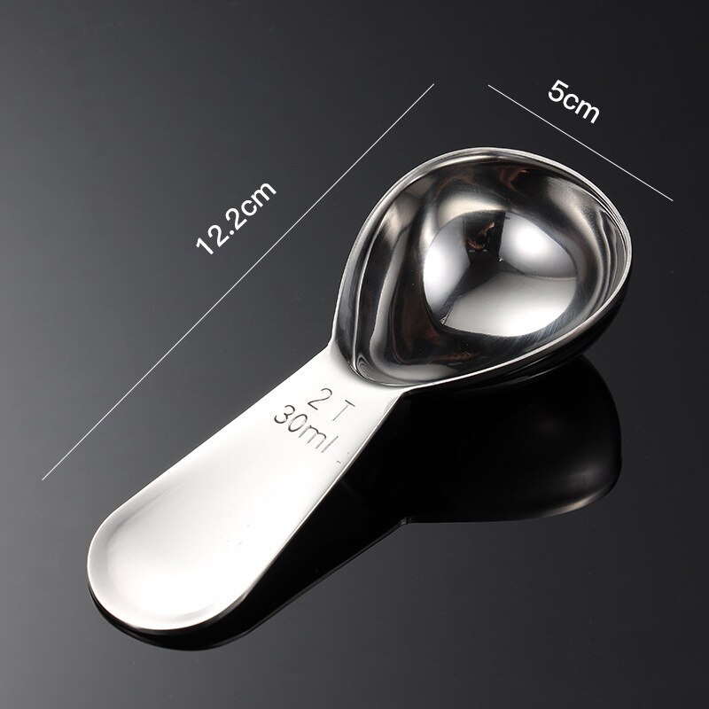 1 Pcs 304 Stainless Steel Kitchen Measuring Spoons Coffee Sugar Scoop Cake Baking Flour Measuring Cups Kitchen Cooking Tools: 2