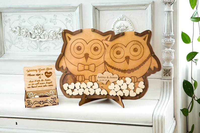 Transparent gästbok rund gästbok cirkel bröllop gästbok alternativ gästbok topp bröllop gästbok box ons