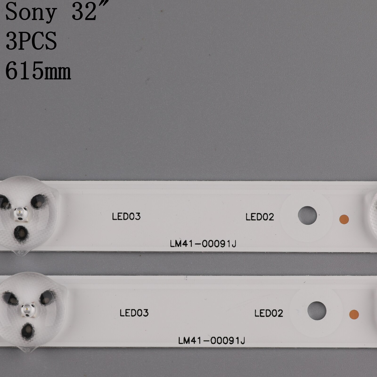 3 Pcs Led Backlight Strip Voor KDL-32RD303 32R303C SAMSUNGSONY_DIRECT_FIJL_32V_A B_3228_8LEDs LM41-00091J 00091K