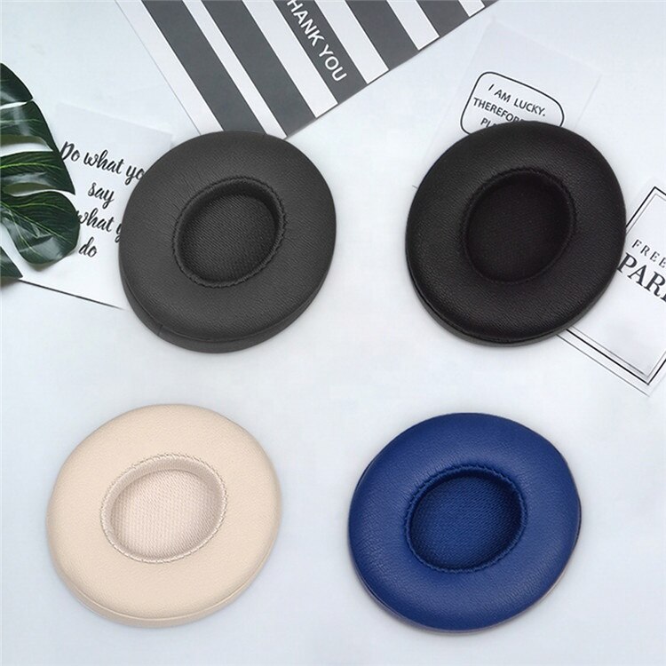 Originele Geheugen Spons Lederen Solo3 Oorkussens Cover Draadloze Hoofdtelefoon Vervanging Voor Beats Solo 2 2.0 3 3.0 Ear Pad