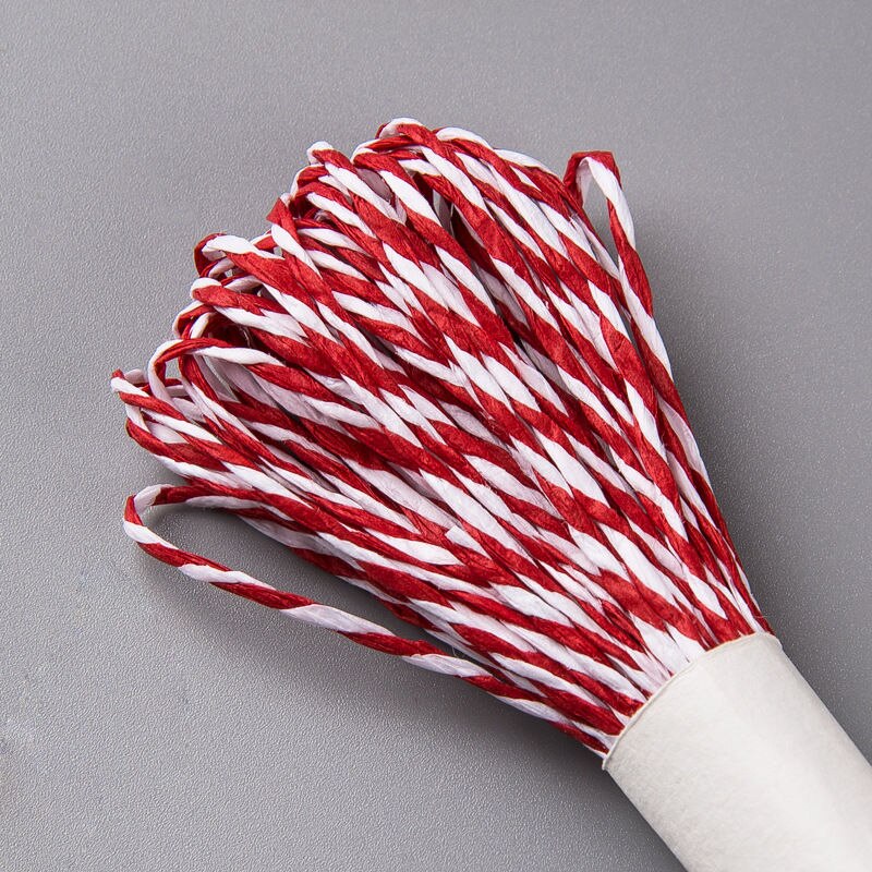 1 bundle 10 meters Natural Lafite Straw Rope String 2mm Rustic Wrap Packaging Line Wedding Decoration: 10