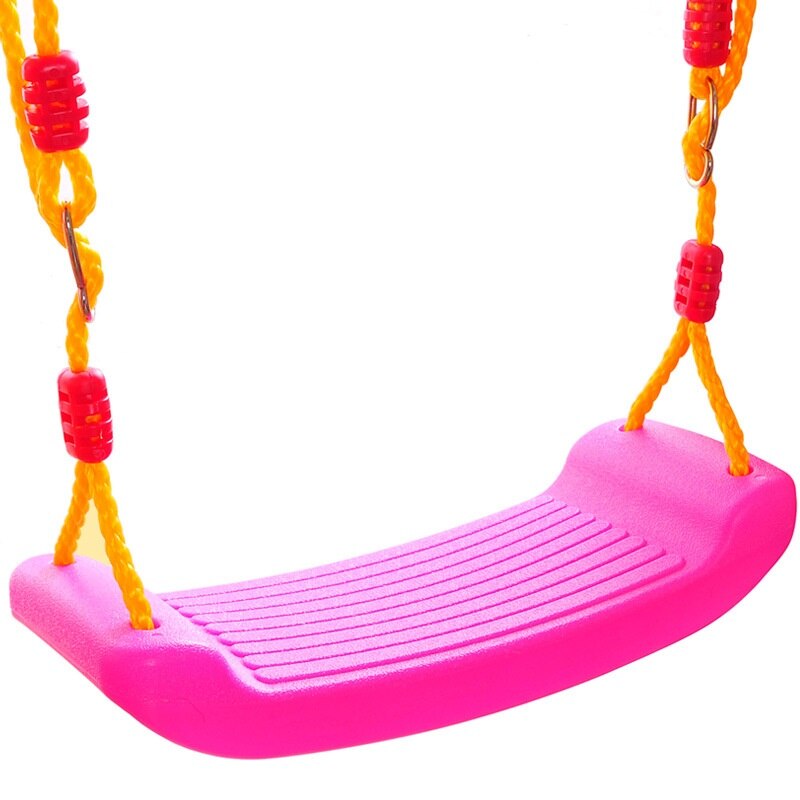 Children Outdoor Play Game Toy Swing Seat Swing Set Playground Rope Hanging Bending Board Chair