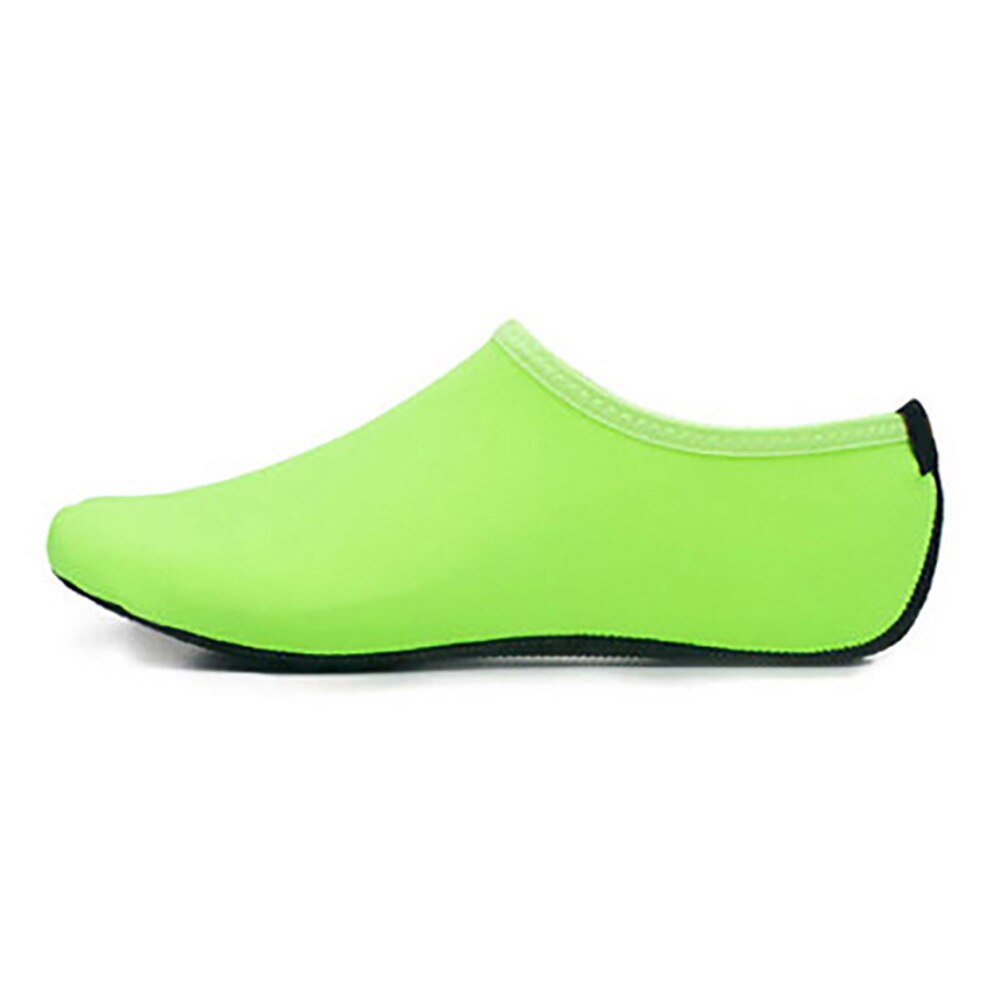 Men Women Summer Beach Water Shoes Swimming Shoes Shoes Sneaker Socks Slippers: Light Green / XXS