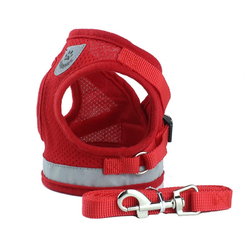 Super Ademend Huisdier Harnas Borstband Riemen Glow In The Dark voor Pommeren Franse Bulldog Kleine en Middelgrote Hond