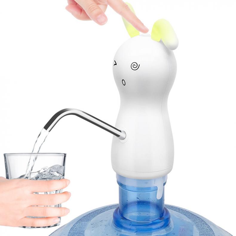 Drinking Water Pumps Portable Push Button Ration Wireless Rechargeable Electric Dispenser Water Pump with USB Cable Water Pump
