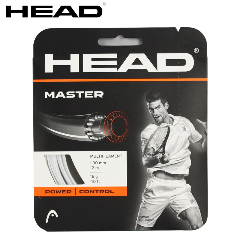 Originele Head MASTER Power Control Tennis String Synttetic Gut Pps 1.3mm Tennis Rackets String 12 m/stks