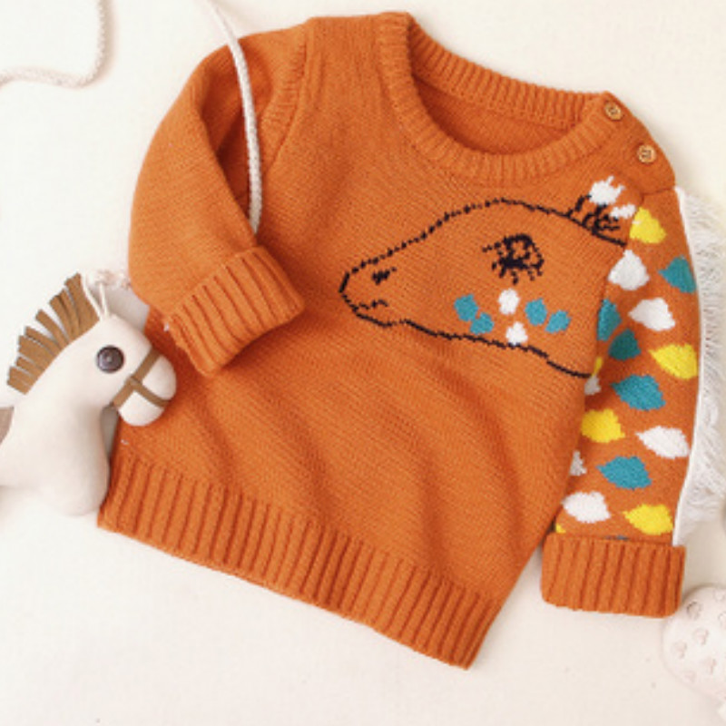 Pull imprimé pour enfants de 0 à 18 mois, vêtement d'extérieur mignon pour bébés filles et garçons