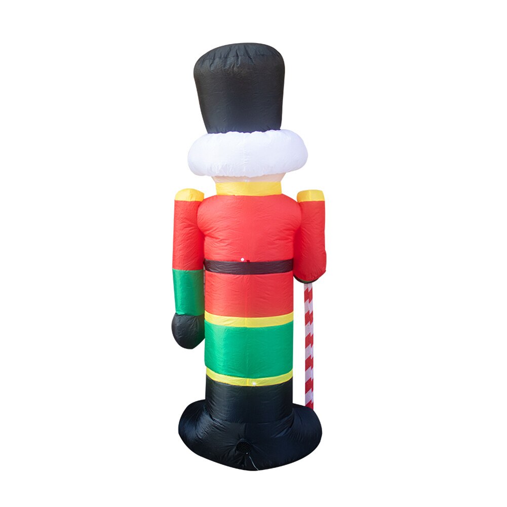 2.4m Inflatable Santa Claus Soldier Dog Ornament Decoration Doll Xmas Party Courtyard Decor Decoracion Navidad Christmas Decor