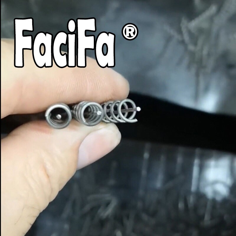 Stainless Steel Fishing pins Spring Twist Lock Fishing Hook Tool Centering Pins Fixed Latch Needle for Soft Lure Bait Worm