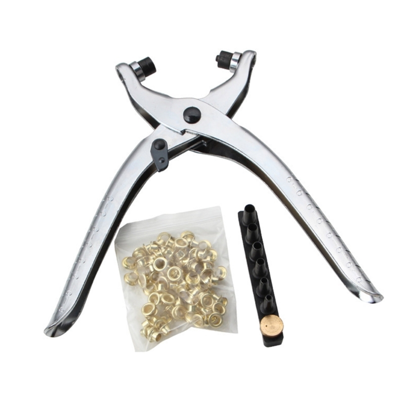 Alicates para ojales de sujeción artesanal, Kit de herramientas de ojal para reemplazo de fijación, herramienta a presión para 2mm, 2,5mm,3mm, 3,5mm,4mm, 4,5mm