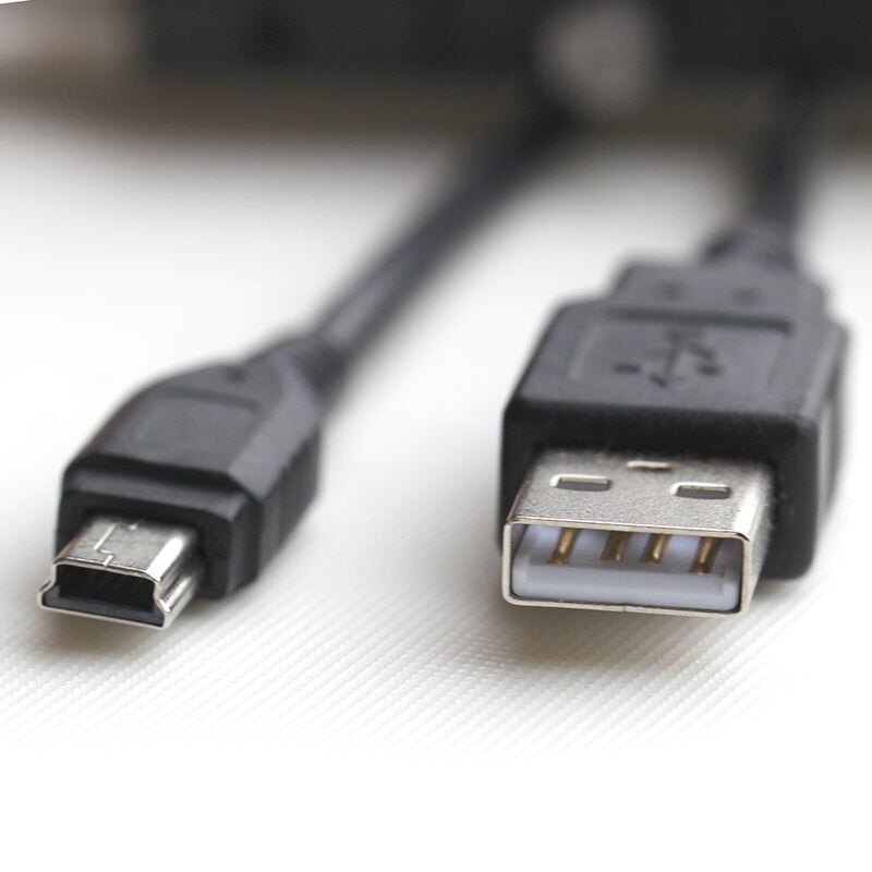 1.5M Mini USB 5Pin To USB 2.0 Male Data Charging Cable For Car GPS Digital Camera MP3 MP4
