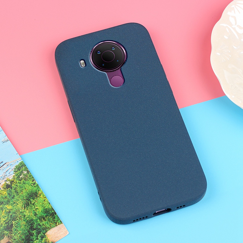 Funda de silicona suave para Nokia, protector completo a prueba de golpes, 5,4, 3,4, 8,3, 5,3, 2,3, 5,4, 3,4: Mezclilla / Azul