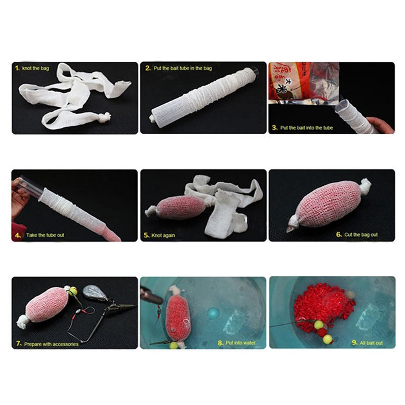 PVA Micro Mesh Refill Fishing Net Pool Fishing Tackle Tool Accessory Universal Fishing Mesh Nets Fits All