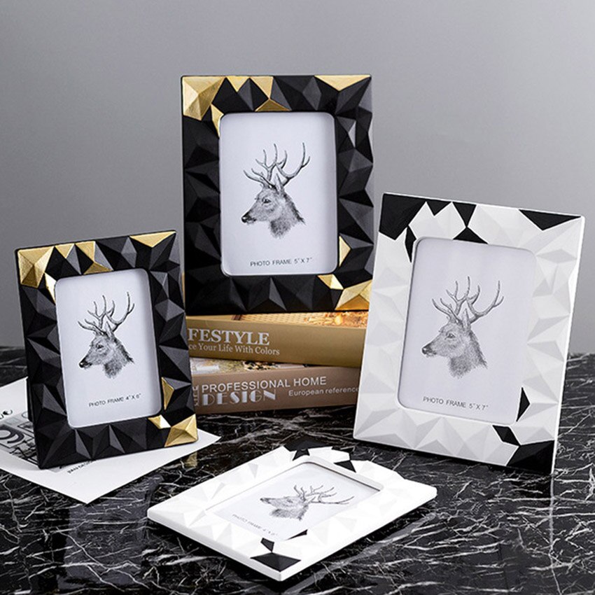 Luxury Light Style Handmade Ceramic Photo Frame 10X15 13X18cm Photo Frame Photo Frames