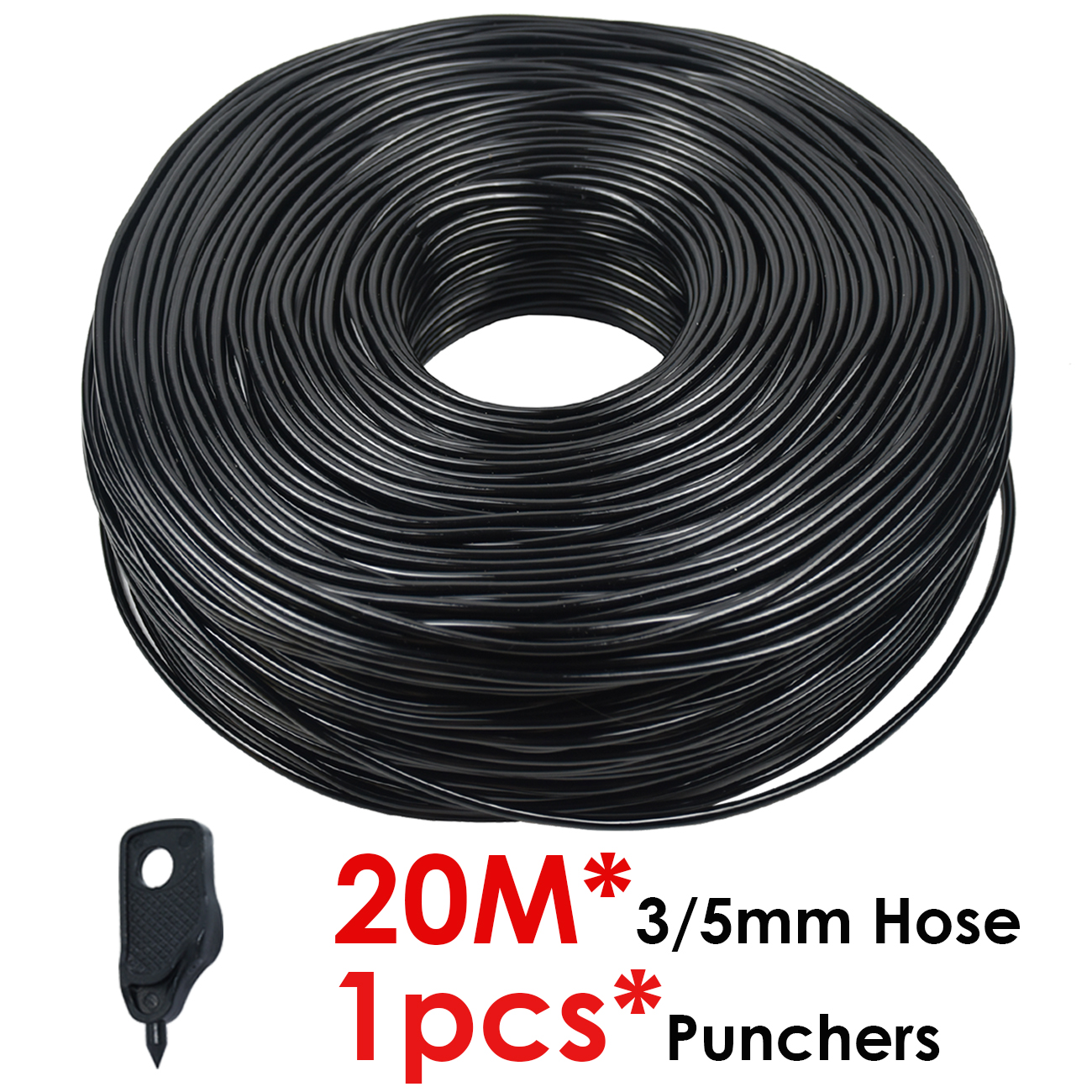 Sistema di irrigazione automatico per irrigazione a goccia KESLA giardino da 4/7 a 3/5mm da 1/4 a 1/8 kit tubo flessibile per piante da vaso bonsai domestiche serra: Arancia