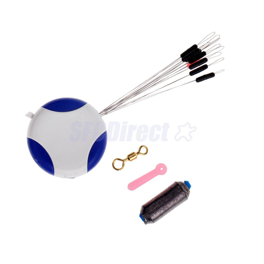 4 in 1 Fishing Tackle Tools - Fishing Space Beans Fishing Sheet Lead Float Seat and Swivels 5 Size Available