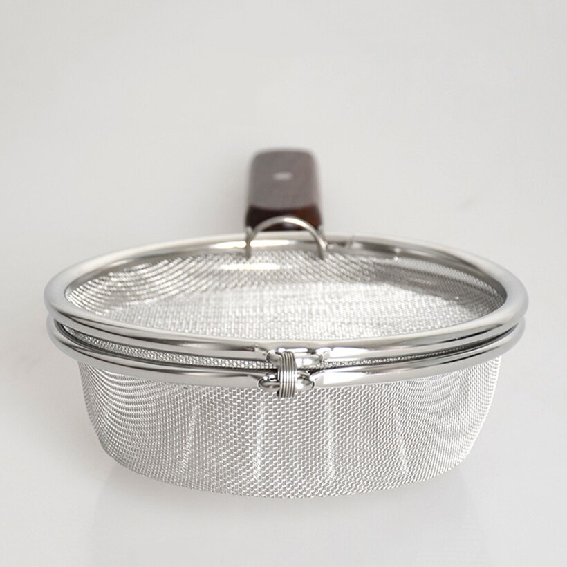 Handmade Coffee Roaster Machine Stainless Steel Made Hand Use Coffee Bean Baker Wooden Handle Roasting Machine